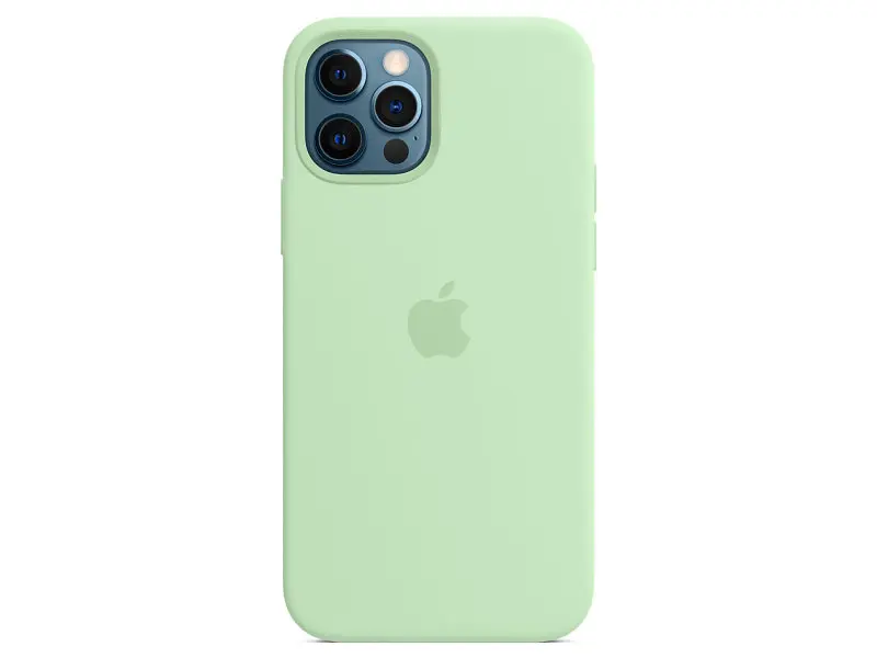 Чехол Apple Silicone Case for iPhone 12/12 Pro HQ Pistachio - фото 7