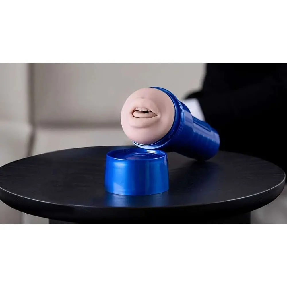 Fleshlight Boost Blow - мастурбатор ротик з язиком та новою турбо камерою, 24.75 см (тілесний) - фото 5