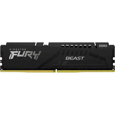 Модуль памяти для компьютера DDR5 32GB (2x16GB) 5600 MHz Beast Black Kingston Fury (ex.HyperX) (KF556C40BBK2-32) - фото 3
