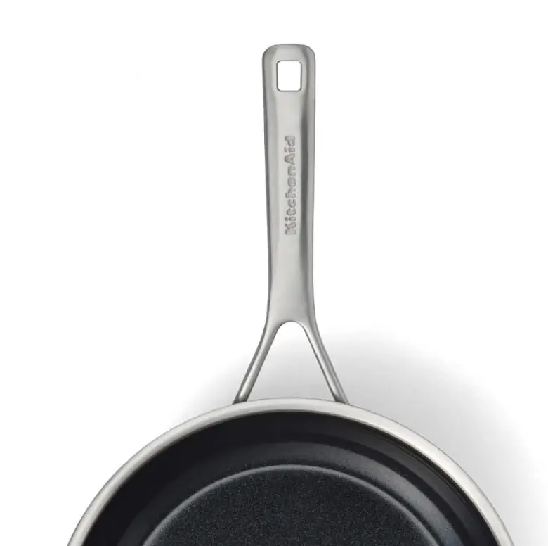 Набір сковорідок KitchenAid MSS 2 предмети сріблястий СС006065-001 - фото 2