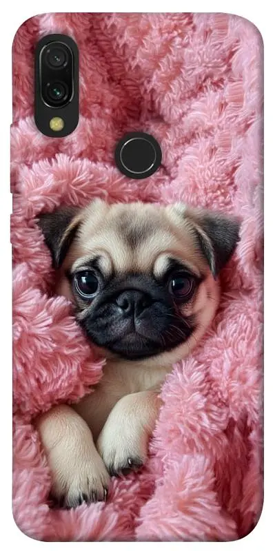 TPU чохол Demsky Мопс у ніжностях для Xiaomi Redmi 7