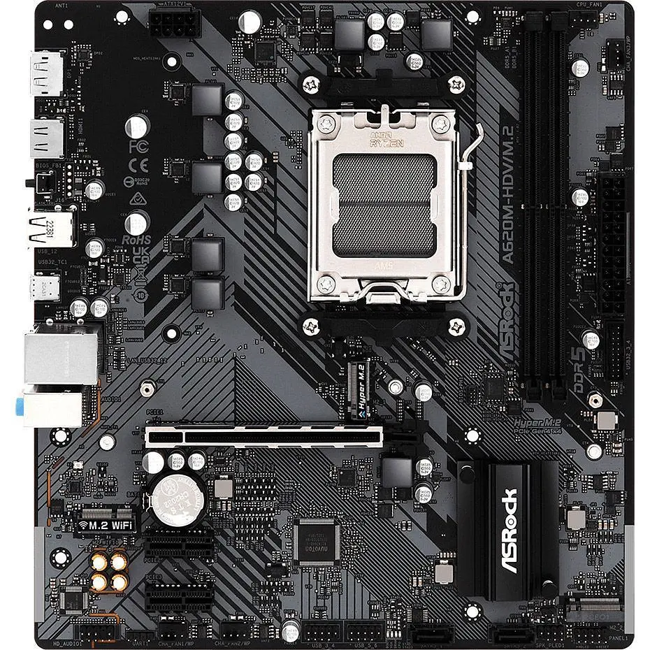 Материнська плата ASRock A620M-HDV/M.2 [147018] - фото 3