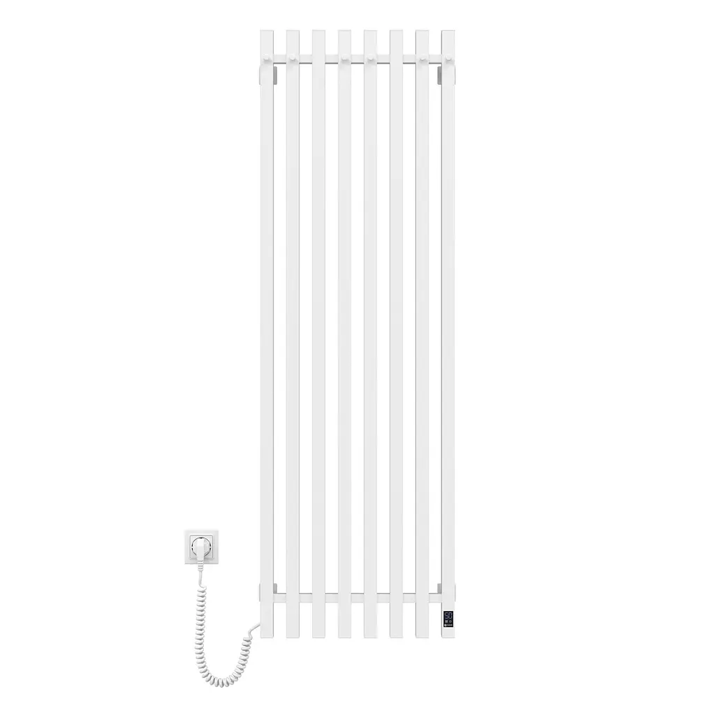 Електрична рушникосушка Navin Levante 450x1400 Sensor ліва, білий оксамит 10-012033-4880, Білий матовий, Ліве, Електронний - фото 2