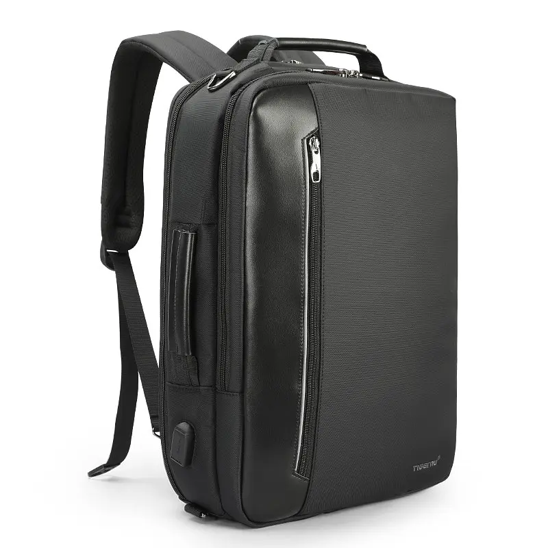 Рюкзак-сумка Tigernu T-B3639 15.6" USB 14 л чорний (16227) - фото 4