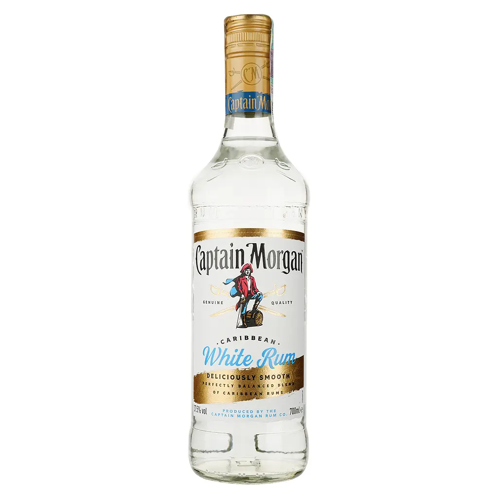 Упаковка рому Captain Morgan White 37.5% 4.2 л (0.7 л х 6 шт.) - фото 6