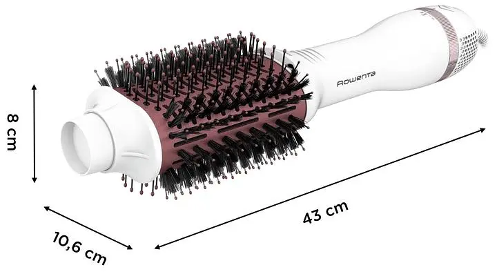 Фен-щітка Rowenta Volumizer 3D, білий (CF6135F0) - фото 3