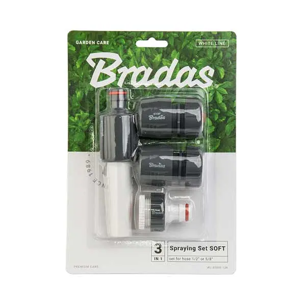 Комплект для поливу Bradas WHITE LINE SOFT 4 елементи на шланг 1/2 (WL-S5500-12K) - фото 2