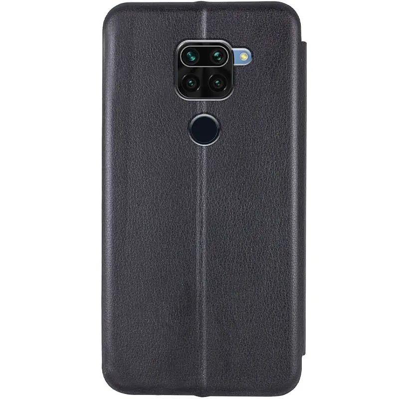 Шкіряний чохол-книжка Classy для Xiaomi Redmi Note 9 / Redmi 10X Чорний - фото 3