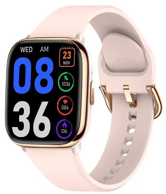 Смарт-годинник Gelius GP-SW014 (Amazwatch GTi) Gold Rose - фото 21