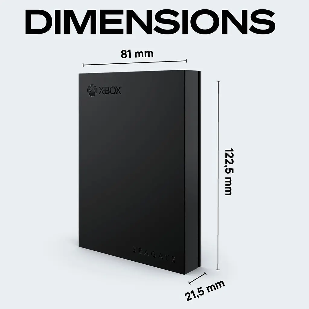 Зовнішній жорсткий диск Seagate Game Drive для Xbox 5TB Black (STKX5000403) [162537] - фото 4