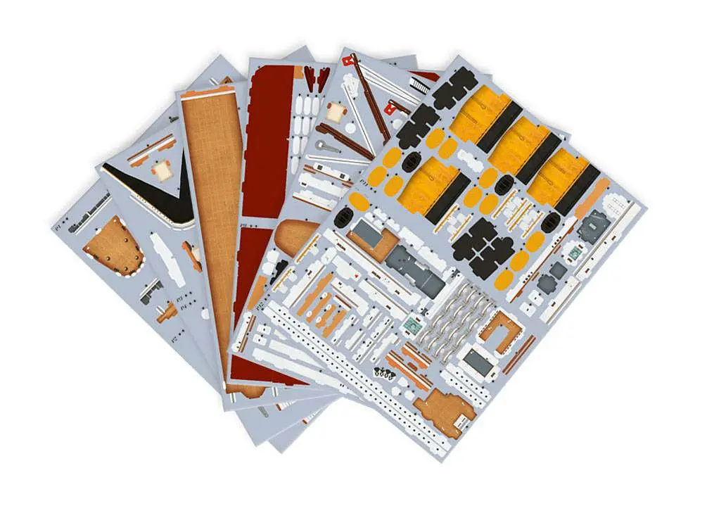 3D пазлы для детей Revell "Корабль Титаник" с подсветкой 00154 - фото 4