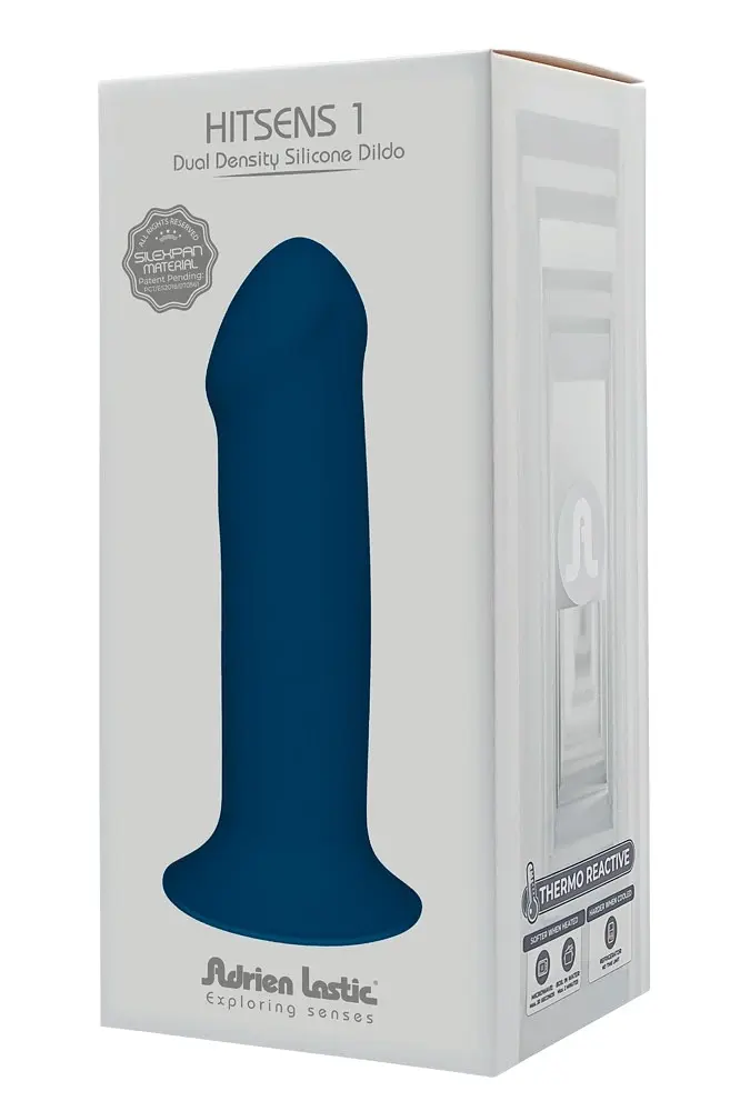 Фаллоимитатор Adrien Lastic Hitsens 1 18 см синий - фото 5