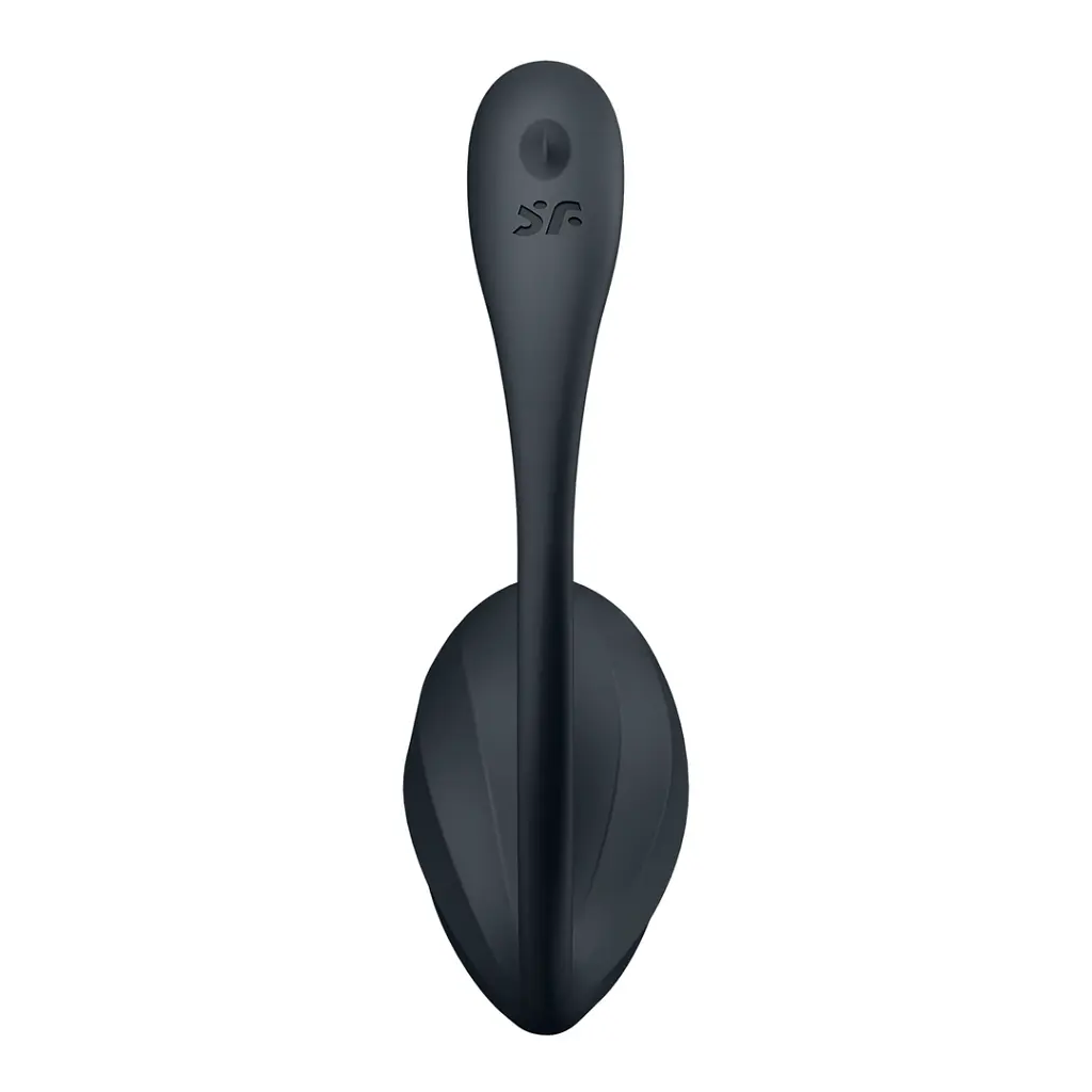 Виброяйцо Satisfyer Ribbed Petal черный - фото 4