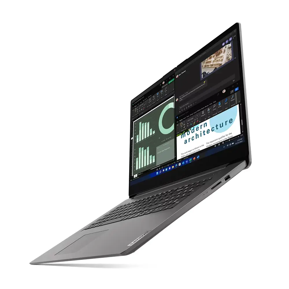 Ноутбук Lenovo V17-G4 17.3' FHD IPS AG, Intel и 5-1335U, 16GB, F512GB, UMA, Win11P, серый (83A20021RA) - фото 2