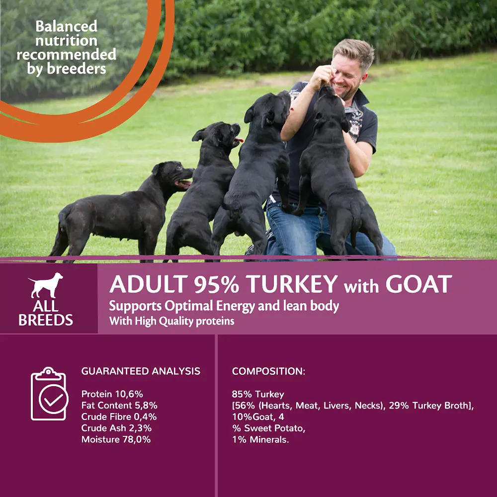 Консерви для собак Wellness CORE Duo Protein Turkey with Goat with Sweet Potato з індичкою та козою - фото 6