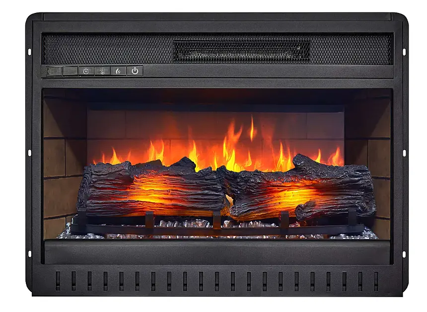 Вбудовуваний електрокамін ArtiFlame AF22 — 61,1 см, 3D-ефект полум’я, LED-підсвічування та обігрів до 30 м²