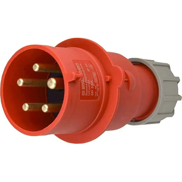 Вилка переносна АСКО серії UCombi 5P 32А IP 44