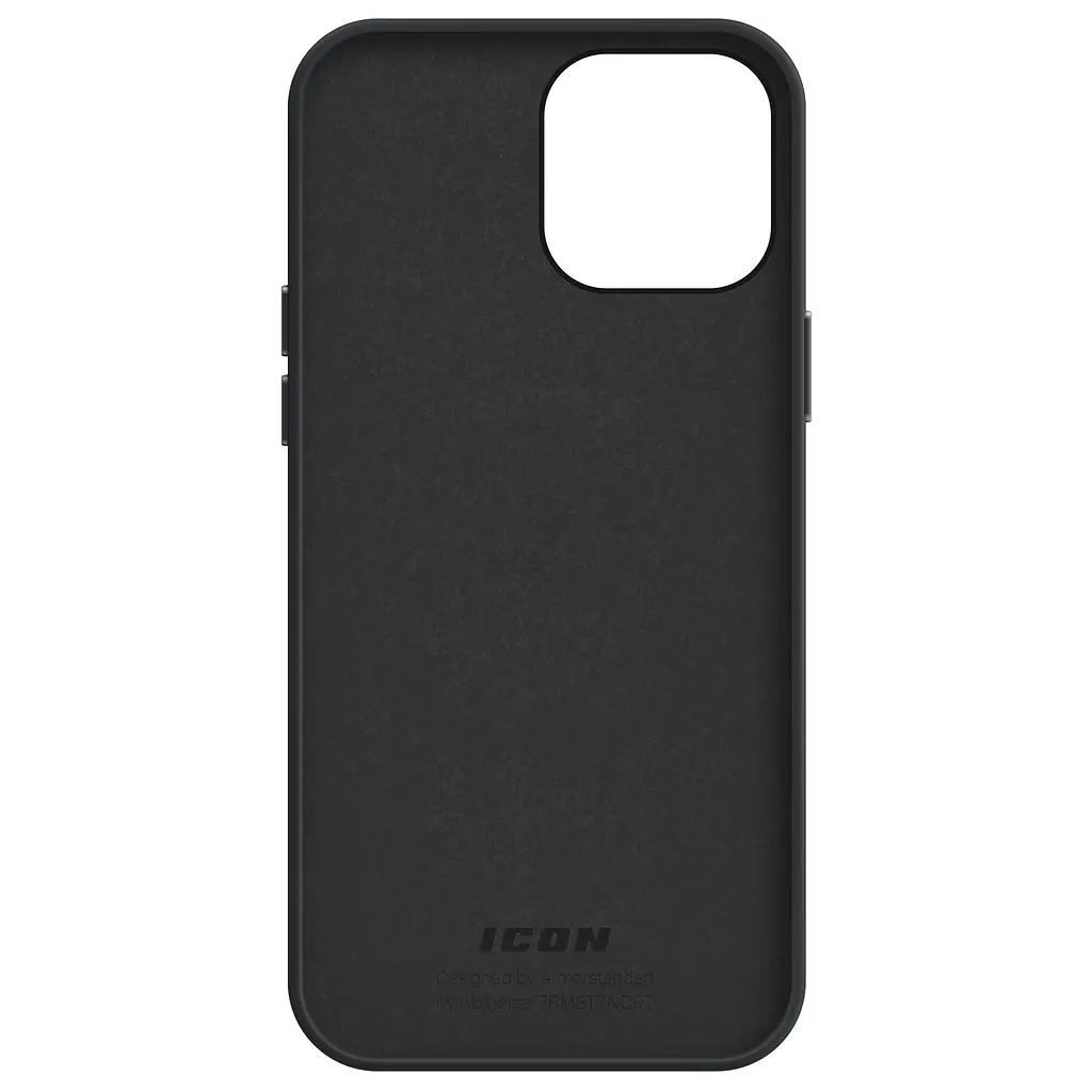 Силиконовый чехол для Apple iPhone 15 Pro Max, ICON2 Case, черный, противоударный, панель, защита всего корпуса, матовая поверхность Soft Touch, выступает над дисплеем, совместим с защитными стеклами и пленками, с микрофиброй - фото 2