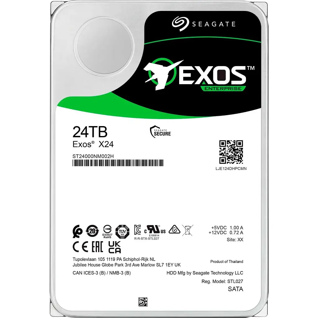 Жорсткий диск Seagate 3.5" 24TB (ST24000NM002H)