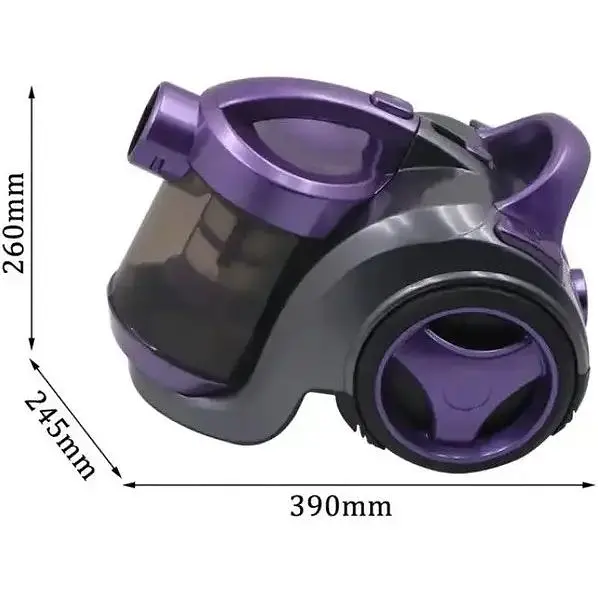 Контейнерный вакуумный пылесос Bitek BT-8662P мощный с фильтром 3 л 1200 Вт Фиолетовый - фото 9