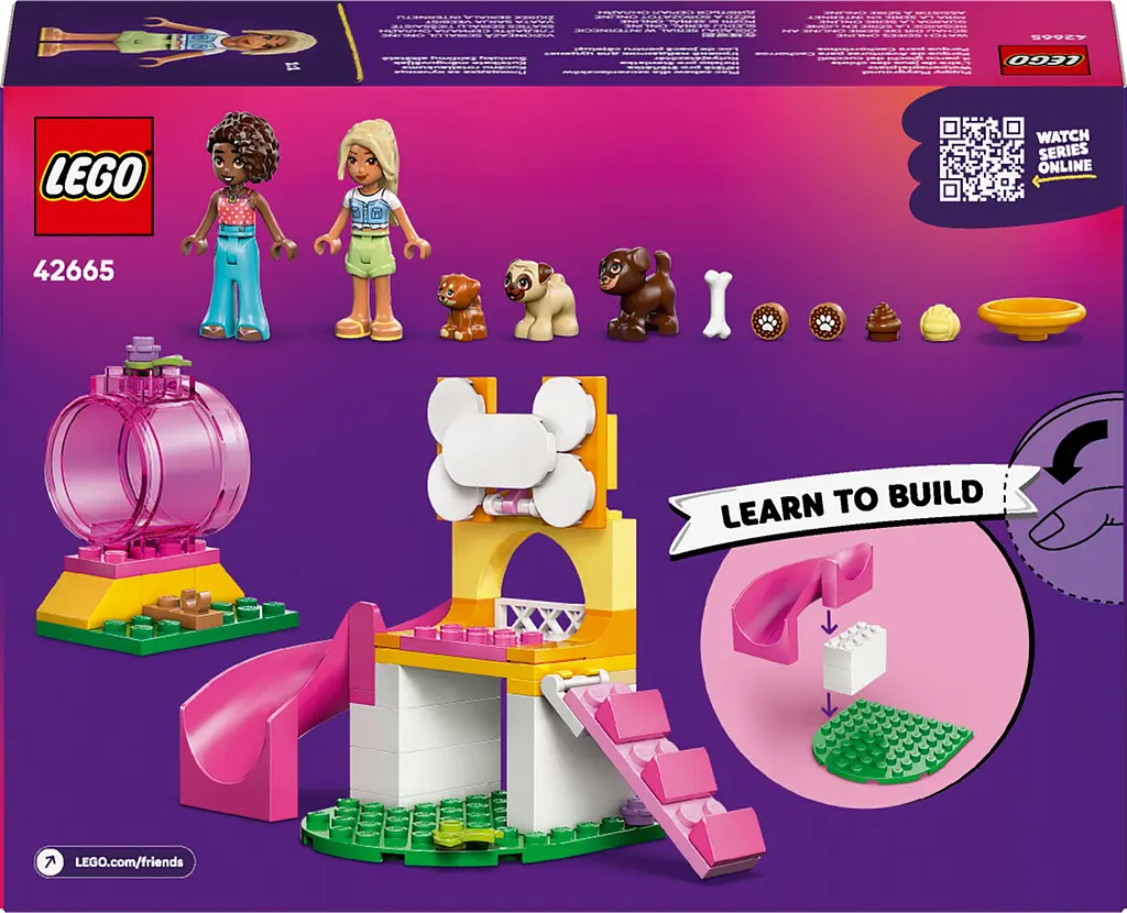 Конструктор LEGO Friends Игровая площадка для щенков 66 деталей (42665) - фото 3