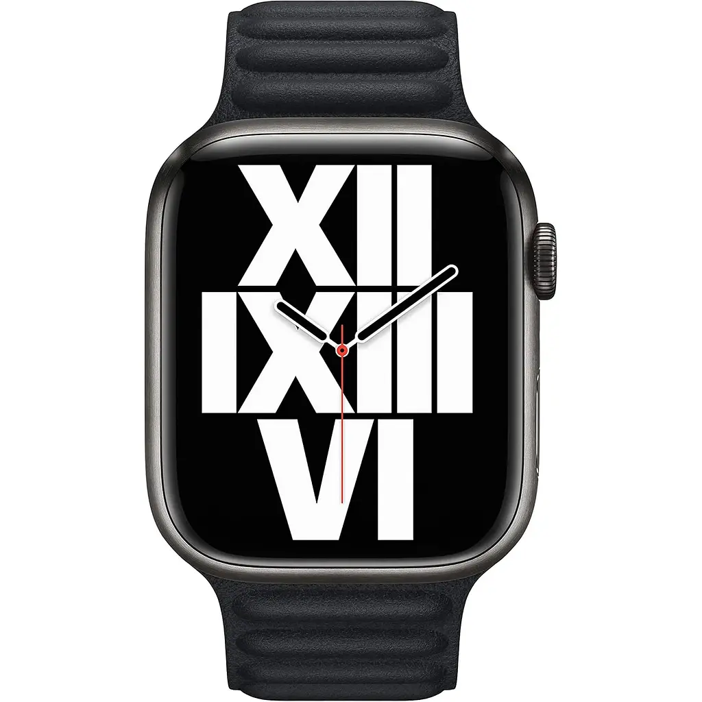 Ремінець Apple Leather Link для Apple Watch 38/40/41mm S/M Midnight [ML7R3] [120659] - фото 3