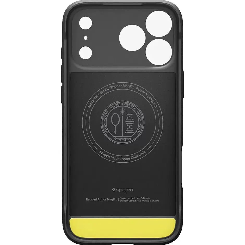 Чохол Spigen Rugged Armor with MagSafe для Apple iPhone 17 Pro Max Matte Black (ACS10263) [148549] - фото 5