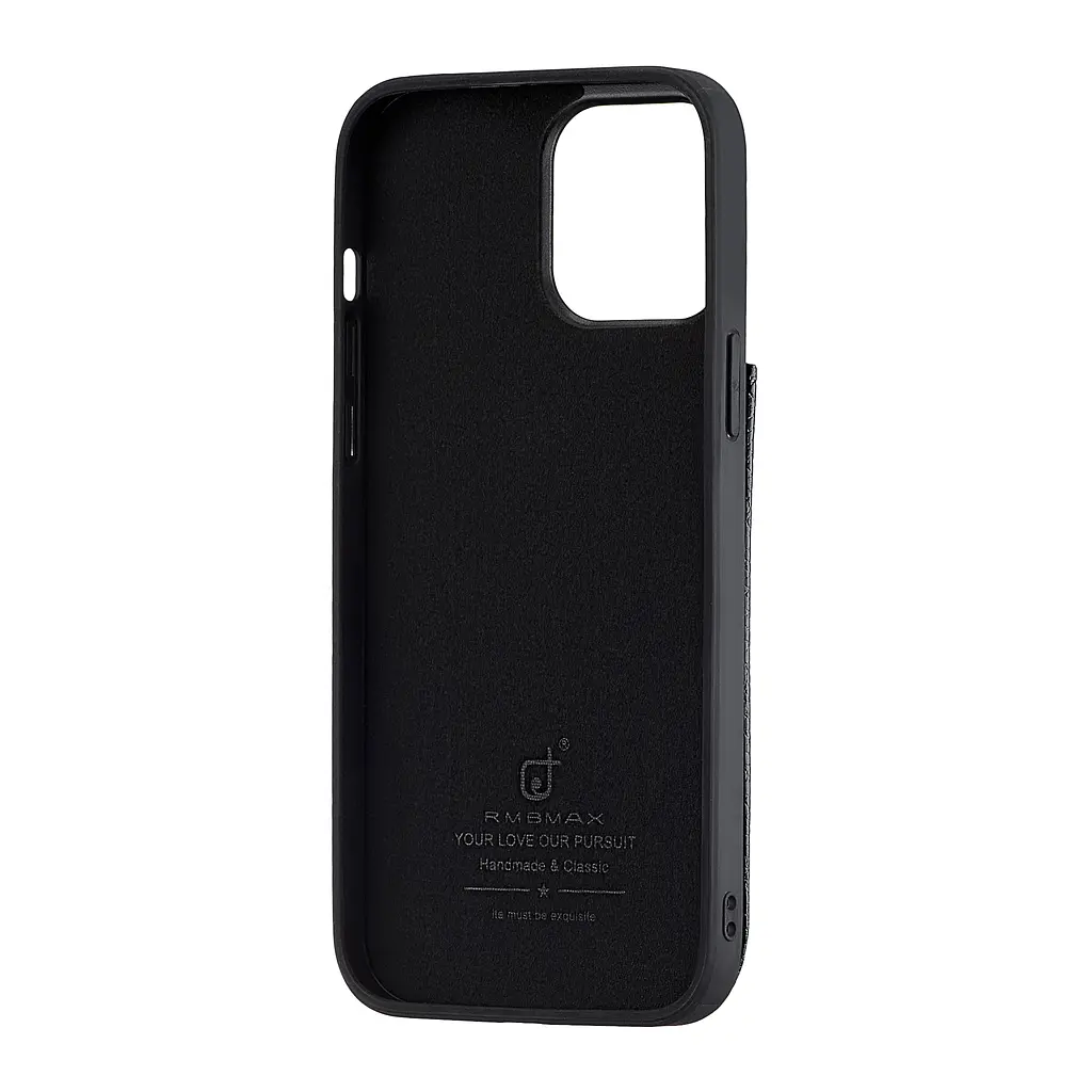 Чохол Jinduka Leather Pocket iPhone 13 Pro Max Black - фото 3