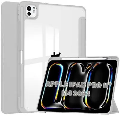 Чохол до планшета BeCover Soft Edge TPU Apple iPad Pro 11" M4 2024 Gray (711715)