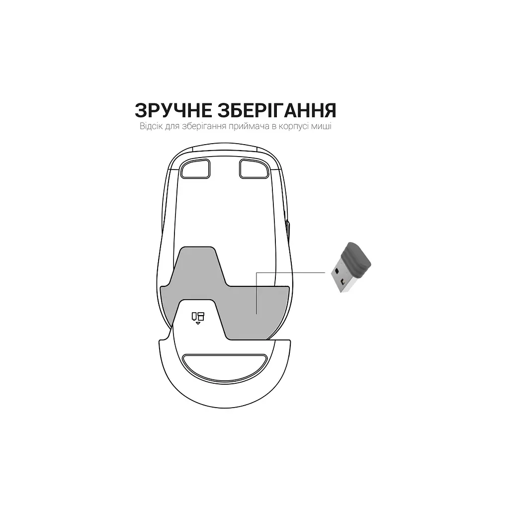 Мишка OfficePro M230P Silent Click Wireless/Bluetooth Pink (M230P) - фото 12