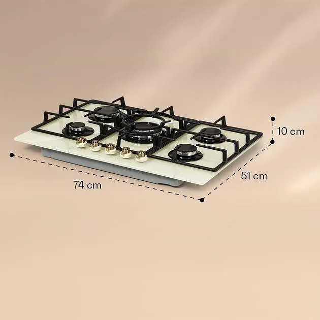 Варильна поверхня газова Klarstein Victoria 5 (10038377) - фото 8