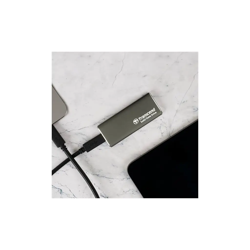 Накопичувач SSD USB-C 500GB Transcend (TS500GESD265C) - фото 7