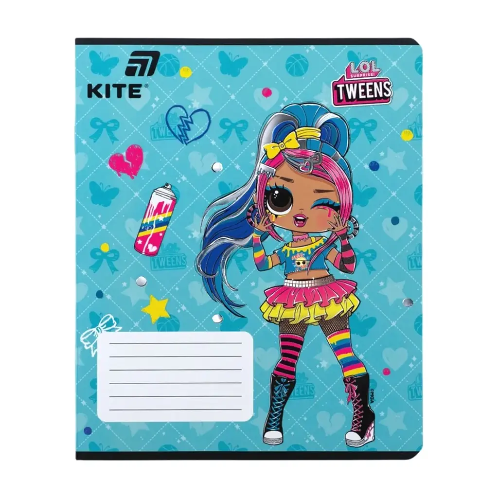 Зошит Kite LOL, 12 аркушів, клітинка (LO26-232), в асортименті - фото 6