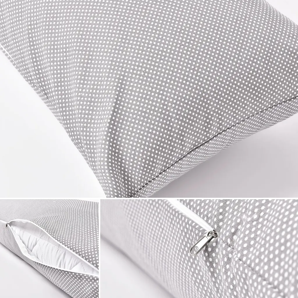Подушка Ideia с наволочкой NORDIC COMFORT+ для отдыха и сна 40х140 см с молнией 8-35551*002 - фото 3