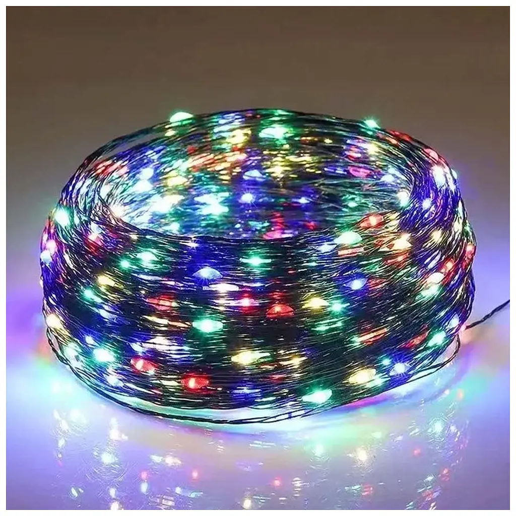 Гірлянда ColorWay Роса LED 50 5 м 8 функцій різнокольорова USB (CW-G-50L5NUMC) - фото 4