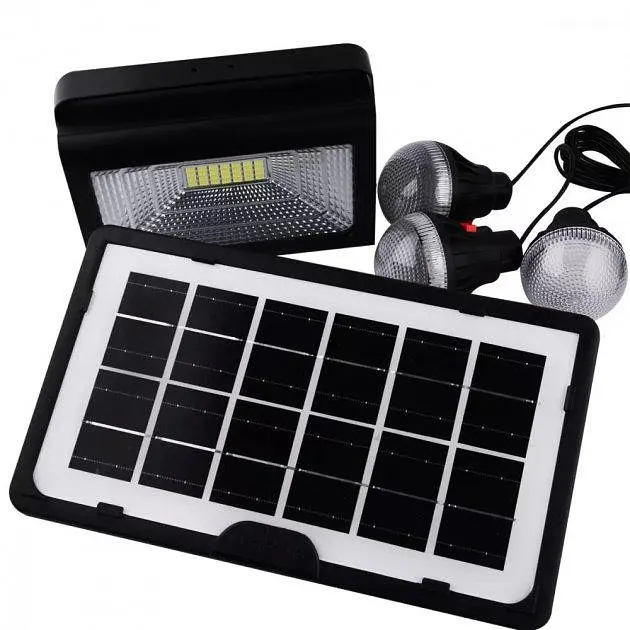 Комплект для освещения на солнечных батареях CClamp CL-03 30W + фонарь + лампы + Power Bank - фото 9