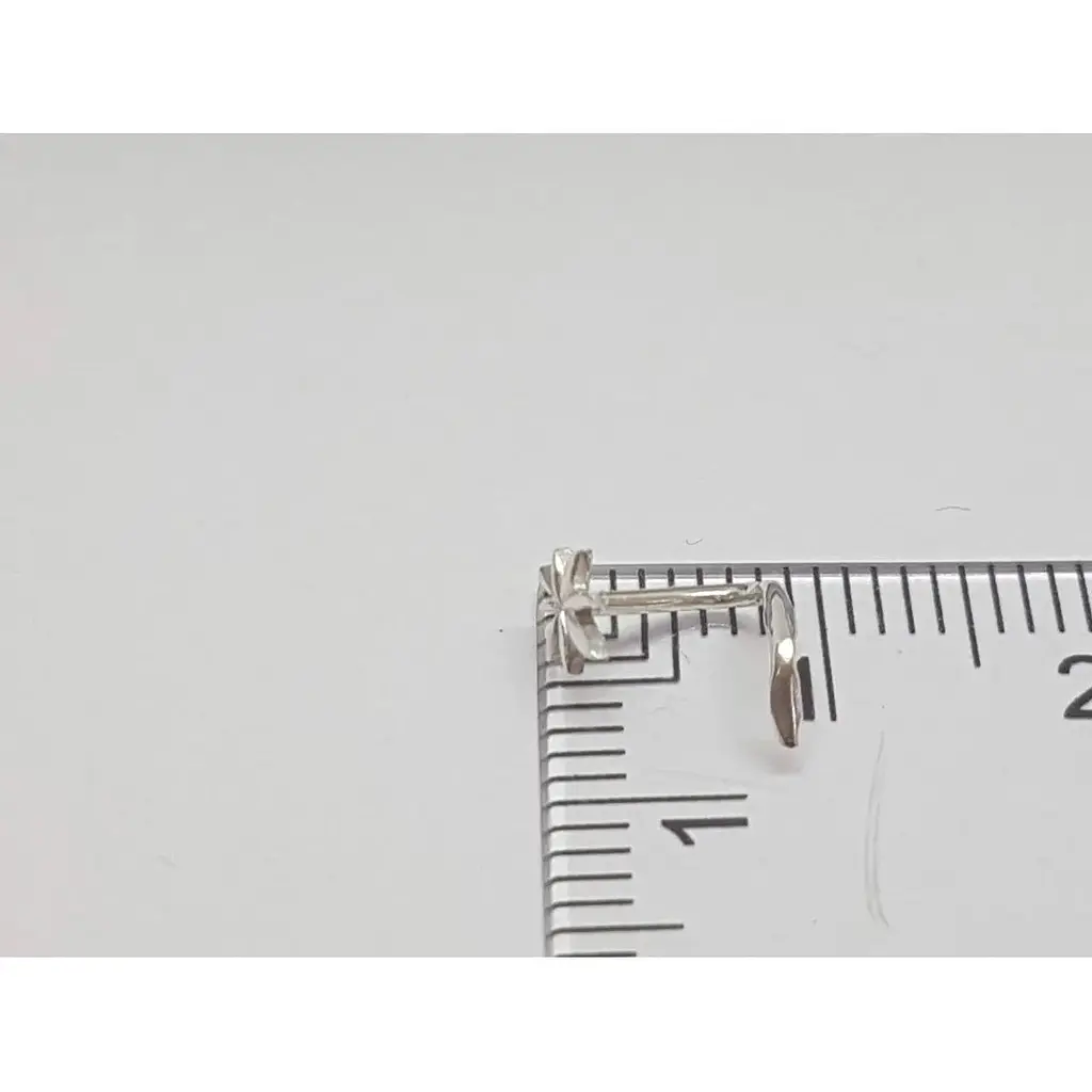 Срібна сережка-пірсинг в ніс Dear. 1001С - фото 4