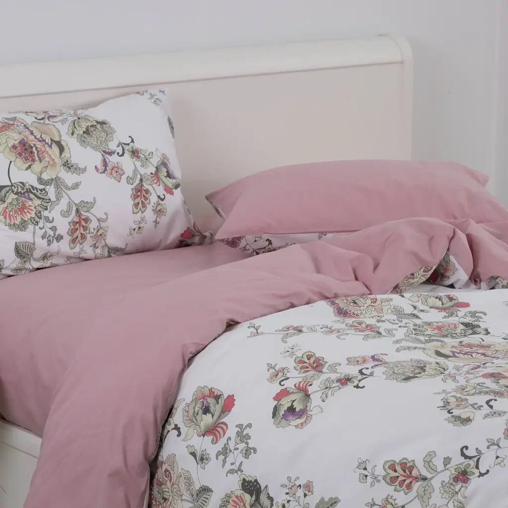 Комплект постільної білизни ТЕП Happy Sleep English Breakfast двоспальний білий - фото 2