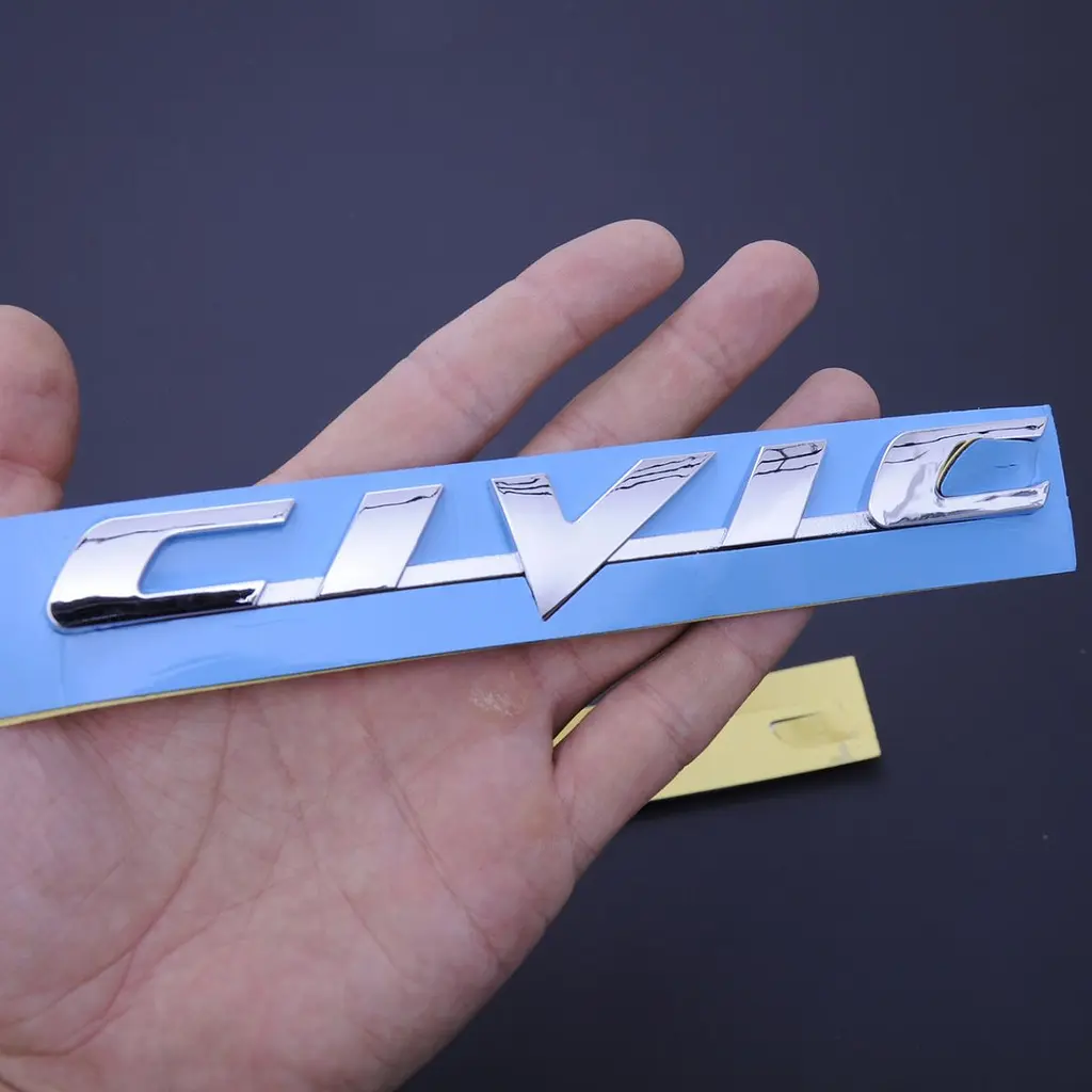 Емблема напис Civic скотч 3M/суцільна 174 x 19 мм - фото 2