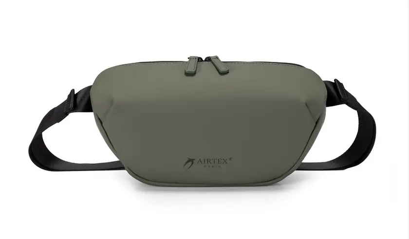 Сумка-слинг через плече Airtex 761 28,5×14,5×4,5 см 2 л Хакі - фото 2