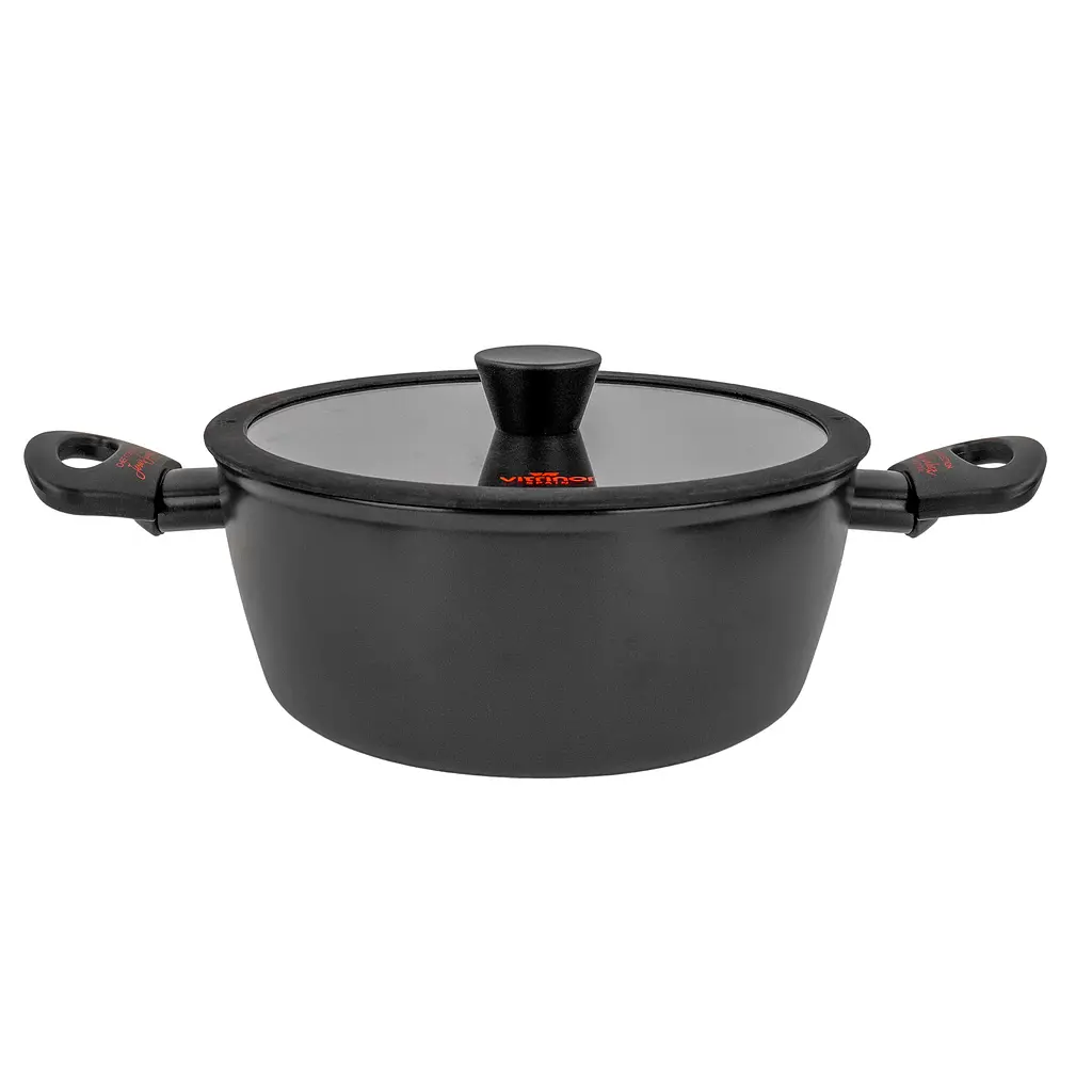 Каструля з кришкою CHEF COLLECTION із антипригарним покриттям VITRINOR 24 см 3.8 л - фото 11