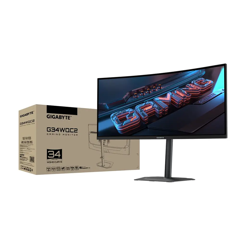 Монітор GIGABYTE G34WQC2 Gaming Monitor - фото 7