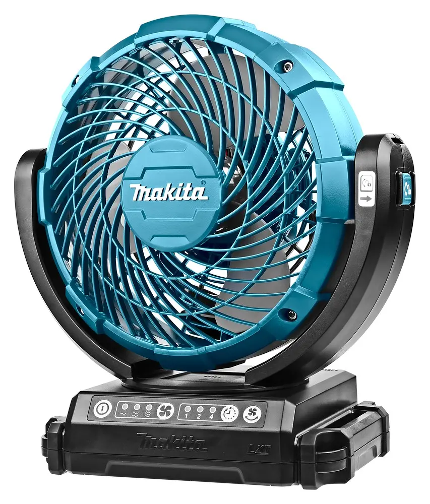 Вентилятор акумуляторний Makita DCF102Z (180 мм, 120-180 м/хв, LXT, AC, без акумуляторів та зарядного пристрою)