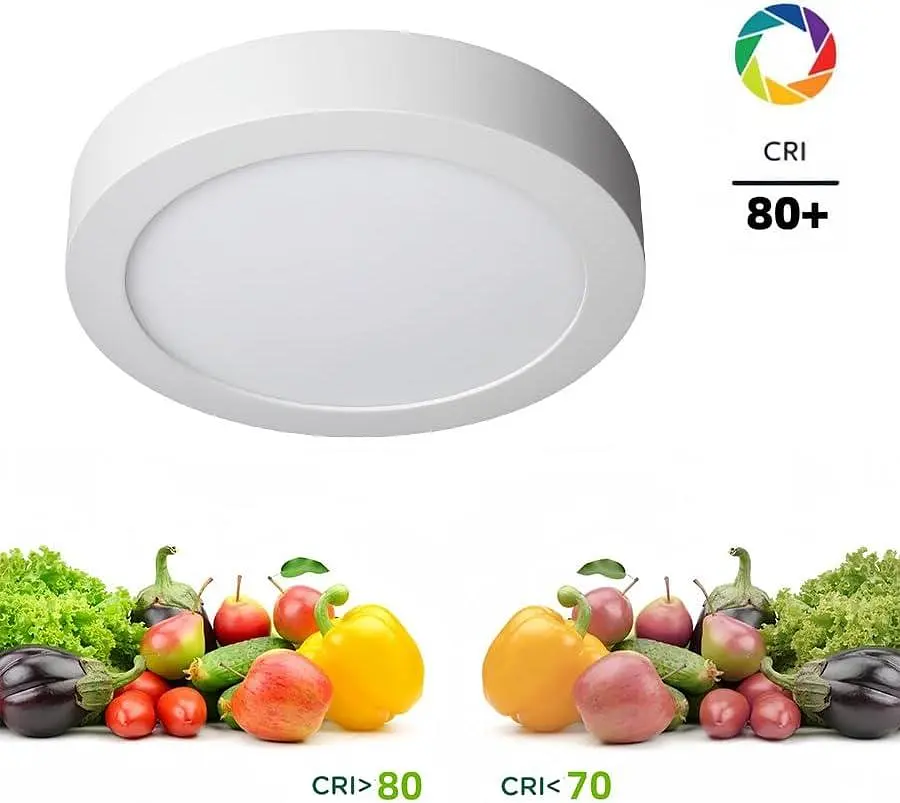 Стельовий світильник LEDUNI Downlight LED Круглий 12W 1200LM Теплий Білий 3000K IP20 Алюміній 161*28Hmm 2 шт. - фото 3