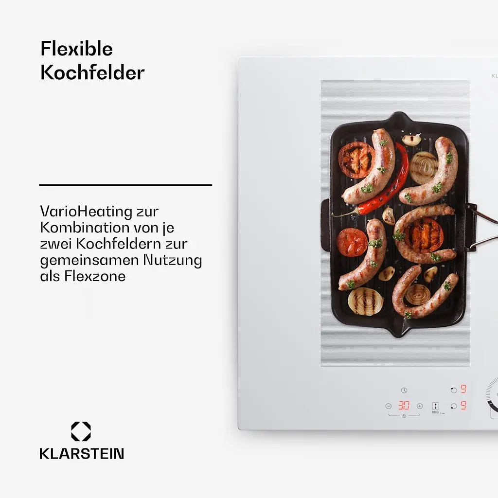 Индукционная гибридная плита Klarstein Delicatessa 70 (10045605) - фото 4