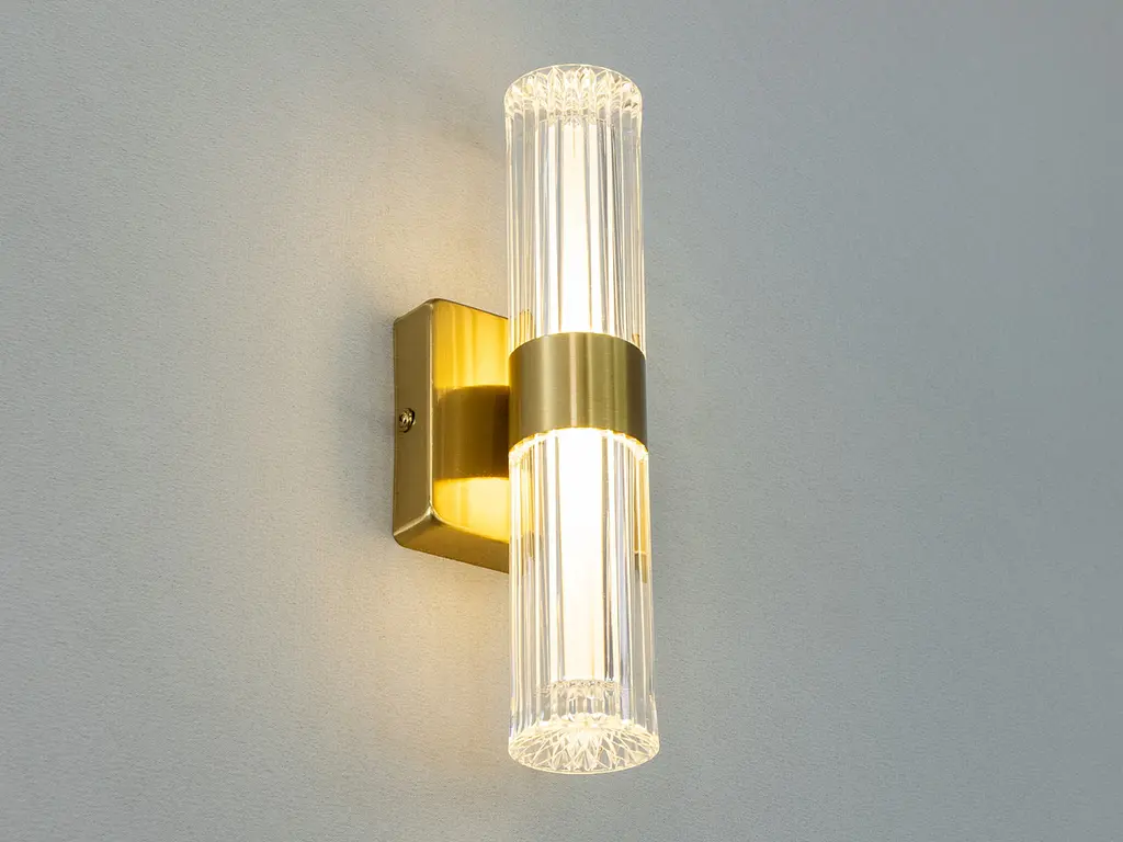 Бра настенное LED Diasha 9151-A GD 6W 330 лм 220V золотой акрил - фото 2