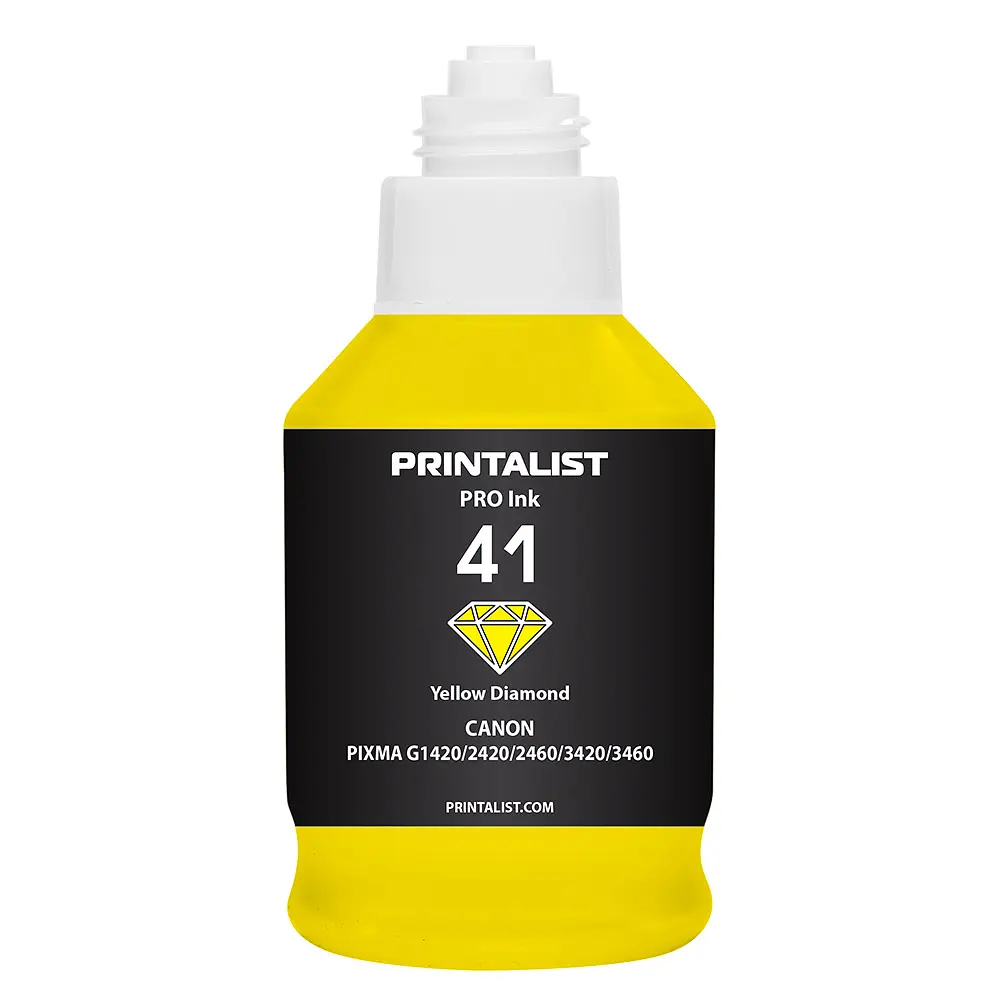 Чорнило PRINTALIST GI-41 для Canon Pixma G2420/3420 190г Yellow водорозчинне (PL41Y) - фото 2
