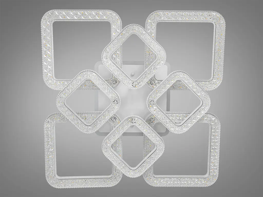 Стельовий світильник LED Diasha 2205/4+4WH, 130W, 3200K-6500K, білий метал, сучасний стиль для дому - фото 5