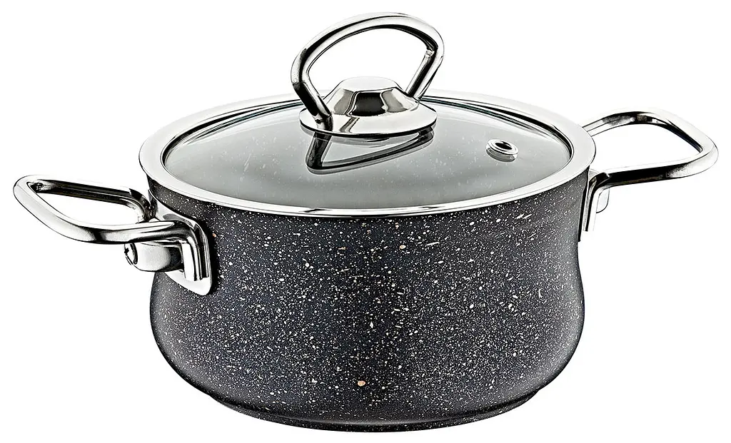 Каструля O.M.S. Collection 3112S-14 см 0.9л Grey