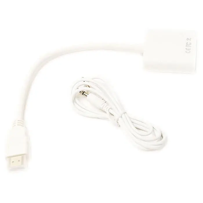 Кабель-перехідник PowerPlant HDMI - VGA, 0.15м, позолочені конектори - фото 2